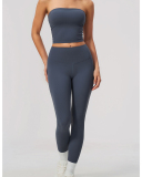 OEM Logo Printed High Waist Women Sporty Yoga Pants S-XL