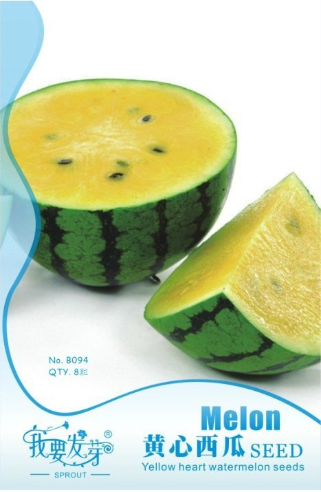 Yellow Watermelon Organic Seeds