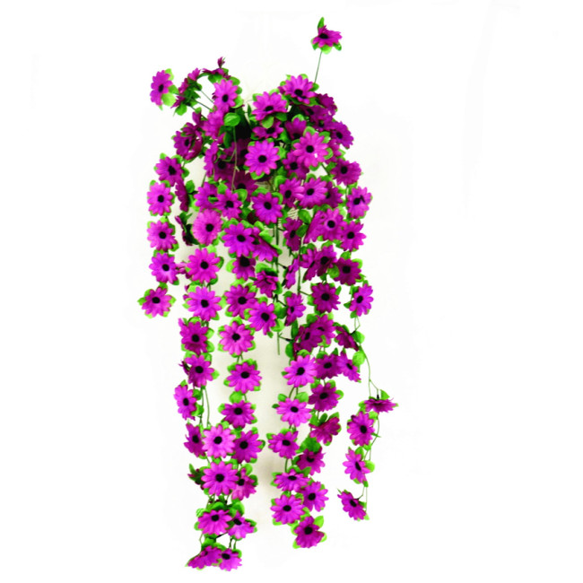 Hanging Vine Sunflower Artificial Flowers Simulation Silk Flowers for Home Decoration