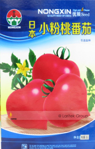 Japanese Little Pink Peach of Tomato Seeds, 1 Original Pack, Approx 300 Seeds / Pack, Heirloom Non-gmo Tasty Beauty Fruit #NX020