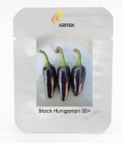 Rare Black Hungarian Hot Chili Pepper Organic Seeds, Professional Pack, 50 Seeds / Pack, Edible Ornamental Plant E3117