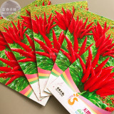 BELLFARM Fire Red Pod Pepper Hot Chilli Vegetable Seeds, 5 packs, 20 seeds/pack, tabasco red cluster pepper garden plants