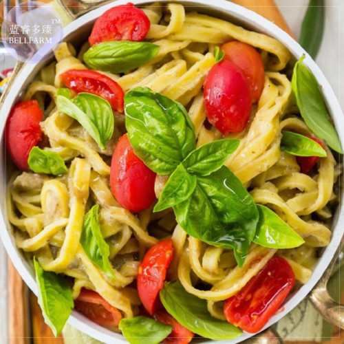 BELLFARM Italian Large Leaf Basil Seeds, 20 Seeds, Culinary Herb Seeds a key component in many a beloved Italian dish E4234