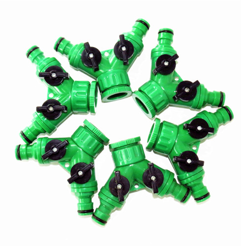 1/2'' 3/4'' Female Adjustable Plastic Quick Fitting for Water Y type Connector Quick Coupling Drip Irrigation System Adapter