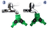 1/2'' 3/4'' Female Adjustable Plastic Quick Fitting for Water Y type Connector Quick Coupling Drip Irrigation System Adapter