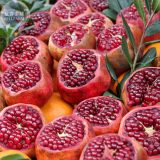 BELLFARM Giant Pomegranate Seeds, 20 Seeds, Professional Pack, tasty organic fruits punica granatum E4188