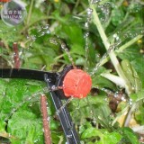 30pcs 360-degree Adjustable Sprinkler Garden Irrigation Misting Micro Flow Dripper Drip Head 1/4'' Hose 4/7mm Nozzle 1A 021