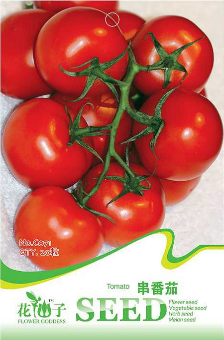 1 Original pack, 20 seeds / pack, Red Truss Tomato, Edible Organic Vegetables #C071