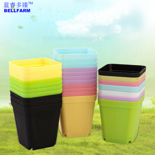 Mixed 7 Colors New Small Plastic Pots 7cm * 8cm for Flowers Bonsai Succulent, Gardening Plastic Pots 1A014
