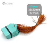 50PCS 35x50mm Hang Plant Markers Labels Strip Line Hanging Tags Flexible PVC Plastic Seedling Garden Flowers Plate Garden Tools