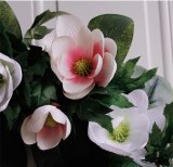Summer simulation Magnolia flower Garland Welcome Front Door Wreath Home decoration Housewarming Festival celebration Gifts