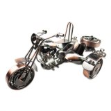Vintage 3D Handmade Iron Make Simulation Motorbike Decoration Home Cafe Office Artwork Ornament Motorcycle Model Motor Tricycle