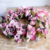 Door Wreath Artificial Flower Wreath Wall Hanging Door Decoration Home Decoration Farmhouse Deocr Little daisy artificial flower