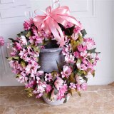 Door Wreath Artificial Flower Wreath Wall Hanging Door Decoration Home Decoration Farmhouse Deocr Little daisy artificial flower