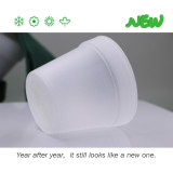 Thickened Hydroponic Innovation: Set of 5 Matte Semi-Transparent PP Planters for Greenery
