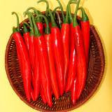 Flame-kissed Delight: Exquisite Red Cayenne Seeds