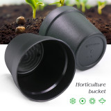 Thickened Heavy Duty Plant Reservoirs – 5PCS Matte Black Non-Draining Water Tubs