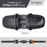 4/7MM (1/4'') Hose Snap-On Connectors