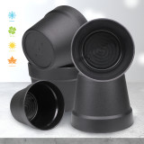 Thickened Heavy Duty Plant Reservoirs – 5PCS Matte Black Non-Draining Water Tubs