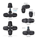 4/7MM (1/4'') Hose Snap-On Connectors
