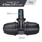 4/7MM (1/4'') Hose Snap-On Connectors