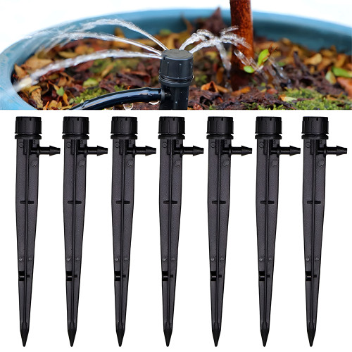 Adjustable 5-Hole Drip Head - 13cm (5'') Stake