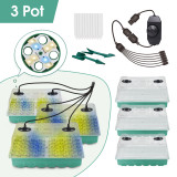 Nursery Pot Kit: 48-Cell Seed Starter with 8-Bead LED Grow Lights