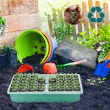 Warm Light Brilliance: 48-Cell Seed Starter Propagation Tray with 4 Beads LED