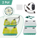 Warm Light Brilliance: 48-Cell Seed Starter Propagation Tray with 4 Beads LED