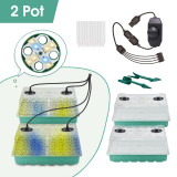 Nursery Pot Kit: 48-Cell Seed Starter with 8-Bead LED Grow Lights