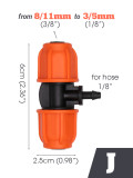 Muciakie® 3/8'' Connecters, Orange