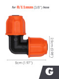 Muciakie® 3/8'' Connecters, Orange
