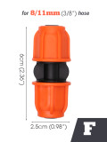 Muciakie® 3/8'' Connecters, Orange