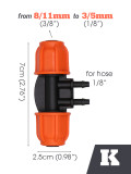 Muciakie® 3/8'' Connecters, Orange