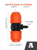 Muciakie® 3/8'' Connecters, Orange