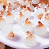 Simulated Vegetable: Glow-in-the-Dark Garlic Chives Resin Garlic Bulb Flat Night Light Accessory