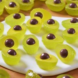 New Arrival: Simulated Avocado Fruit Night Light Ornament, Resin 3D Transparent Avocado Fruit DIY Accessory