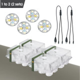 Advanced LED Seed Starter Tray Kit with 6 Nursery Cups, Full-Spectrum Lights, Transparent PET, Perfect for Home Gardening & Greenhouse