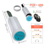 N335 Bluetooth Soil Moisture and Temperature Sensor with Gateway - 2-in-1 Smart Gardening Tool, Adjustable Data Reporting