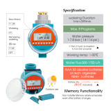 N339 Solar-Powered Garden Water Timer with 8 Customizable Schedules & Durable Solenoid Valve