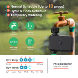 N370 Dual-Band WiFi Irrigation Timer – 2.4GHz & 5GHz Smart Watering Controller with App Control