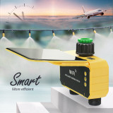 N253 WiFi Solar Garden Timer with Rain Sensor, 2-Way Independent Outlets, Wireless Mobile Remote Control