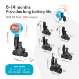 N375 Solenoid Valve Watering Timer with Pulse Signal Control | Battery Operated Irrigation Controller for Drip & Sprinkler Systems