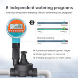 N375 Solenoid Valve Watering Timer with Pulse Signal Control | Battery Operated Irrigation Controller for Drip & Sprinkler Systems