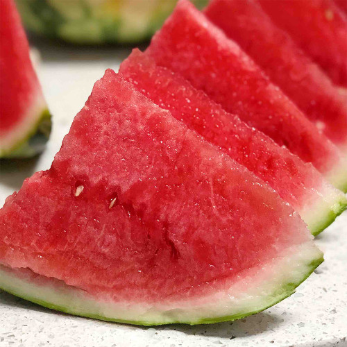 Rock Sugar Kirin No.3 Watermelon Seeds, Kirin No.3 Watermelon, Medium-early Maturing, High-round Fruits, Sweet & Crisp Flesh