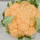 Orange Flower No.2 Cauliflower Seeds, Hybrid Cauliflower, Nutrient-Rich, Firm Curds, β-Carotene Rich