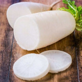 Jiujinyu Radish Seeds, High-Yield, Cold-Tolerant White Radish for Winter Cultivation