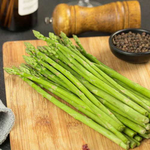 Green Asparagus Seeds - Nutrient Rich, High Fiber, Crisp Tender Shoots, Perennial Cold & Heat Resistant for Home Gardens