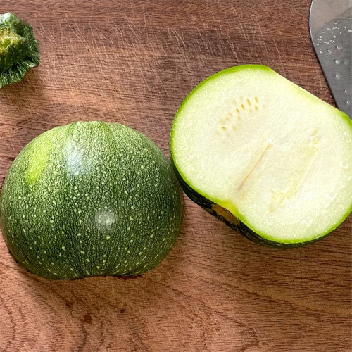 Shengfeng Dark Jade Zucchini Seeds - Early Maturing Variety, Round Zucchini, High Gloss, High Yield, Stable Quality