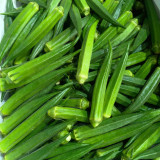 Lianglv No.2 Okra Seeds - Hybrid Variety, High Yield of Bright Green Pods, Ideal for Commercial Growers